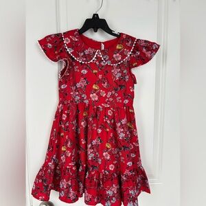 Janie and Jack Scarlet Floral Dress